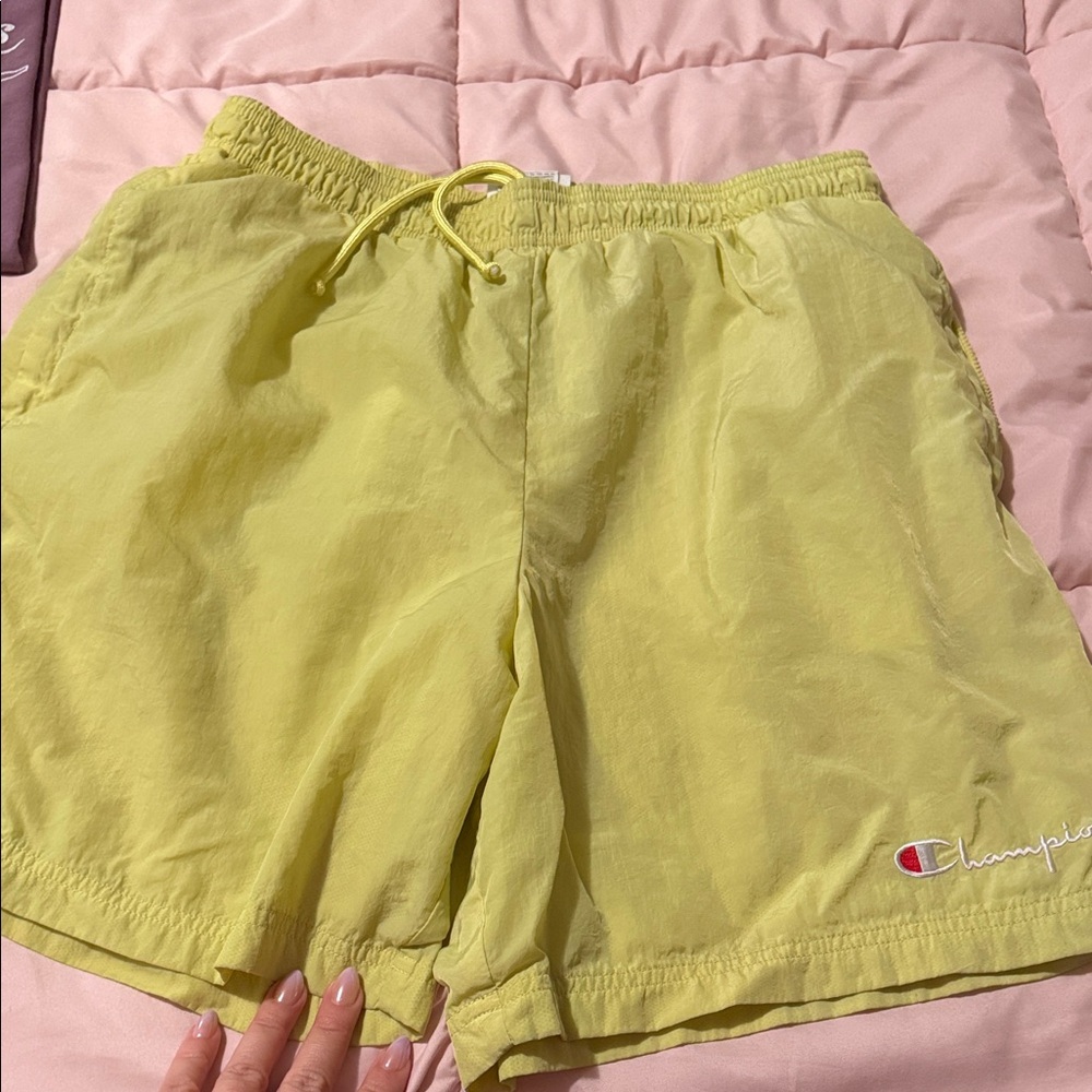 Champion  Athletic Yellow Shorts
